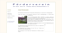 Desktop Screenshot of foerderverein.kath-kita-kleinmachnow.de